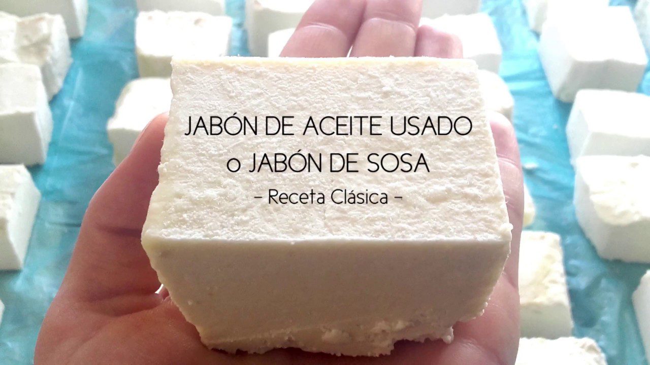 Cómo hacer jabón con sosa cáustica y aceite usado ️