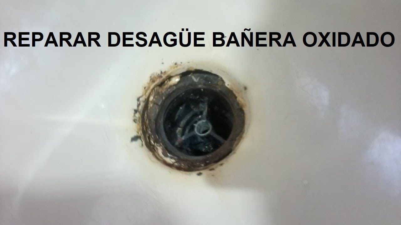 Cómo quitar el óxido del desagüe de la bañera ️